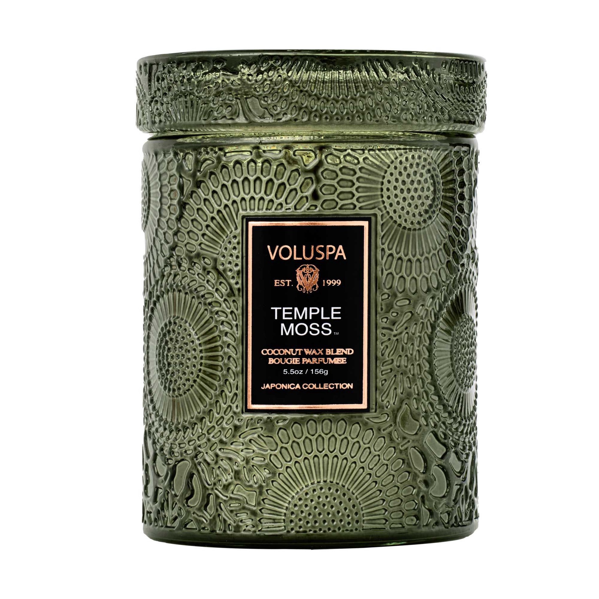 slide 1 of 1, Voluspa Temple Moss Small Jar Candle, 5.5 oz