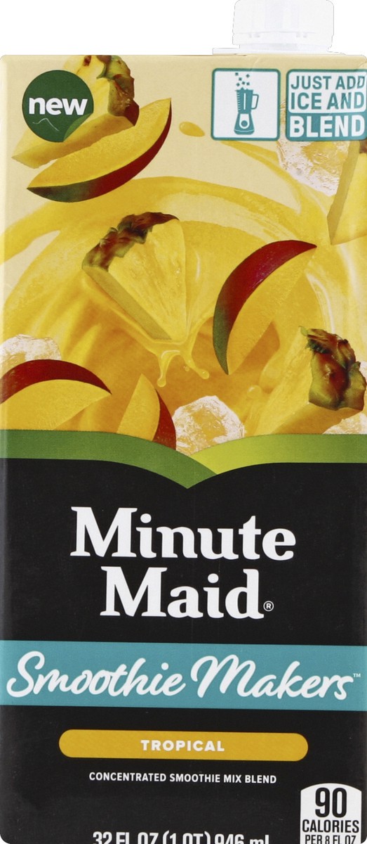 slide 5 of 6, Minute Maid Smoothie Makers Tropical, 32 fl oz