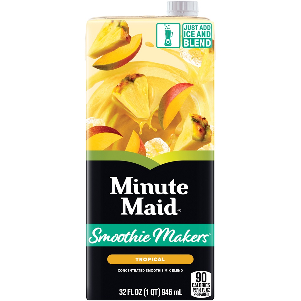 slide 1 of 6, Minute Maid Smoothie Makers Tropical, 32 fl oz