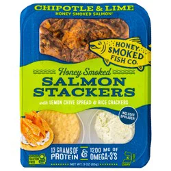 Honey Smoked Fish Co. Honey Smoked Stackers Chipotle & Lime - 3 oz
