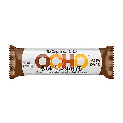 slide 1 of 1, OCHO Organic Dark Chocolate Peanut Butter Bar, 1.5 oz
