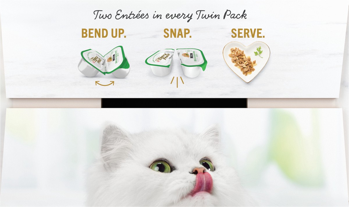 slide 8 of 9, Fancy Feast Purina Fancy Feast Gourmet Wet Cat Food Variety Pack, Petites Gravy Collection, break-apart tubs, 24 servings, 2.1 lb