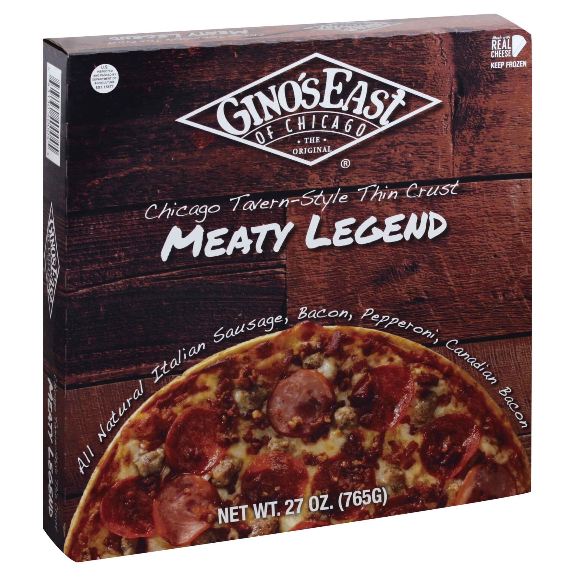 Gino's East Tavern Style Meaty Legend Pizza 27 oz | Shipt