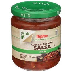 Hy-vee Mild Corn & Black Bean Salsa - 15.5 oz