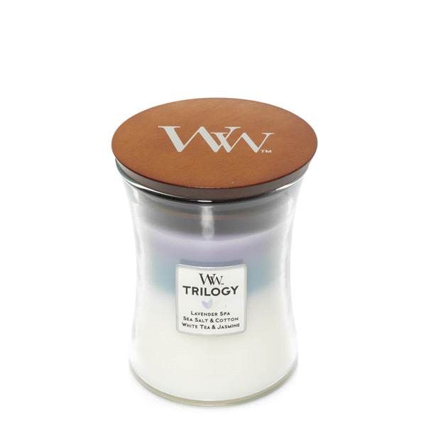 slide 1 of 1, Woodwick Candle Medium Jar Trilogy Calm Retreat, 10.5 oz