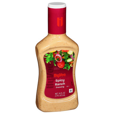 slide 1 of 1, Hy-Vee Spicy Ranch Dressing, 16 fl oz