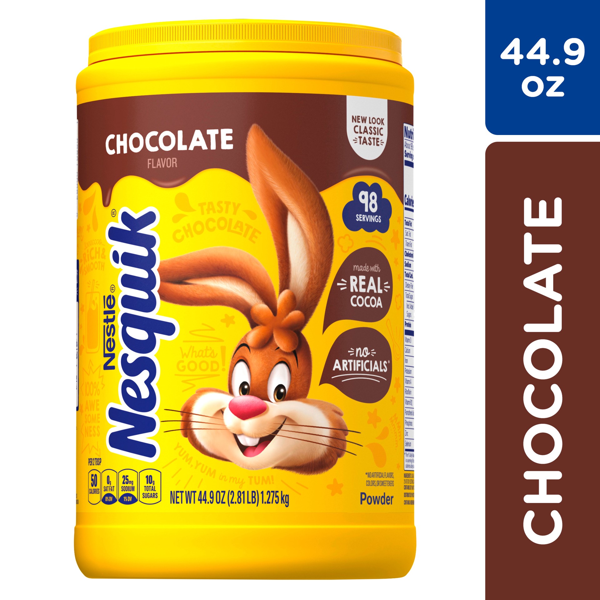 slide 1 of 3, Nesquik Chocolate Powder Drink Mix, 44.97 oz