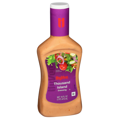 slide 1 of 1, Hy-Vee Thousand Island Dressing, 16 fl oz