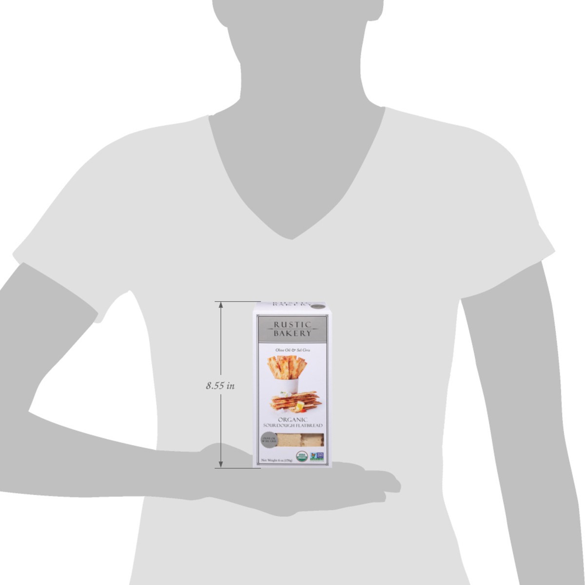 slide 6 of 14, Rustic Bakery Organic Sourdough Olive Oil & Sel Gris Flatbread 6 oz, 6 oz