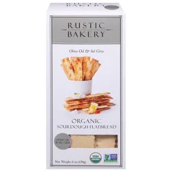 Rustic Bakery Organic Sourdough Olive Oil & Sel Gris Flatbread 6 oz