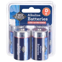 FIRST STREET Batteries 4 ea