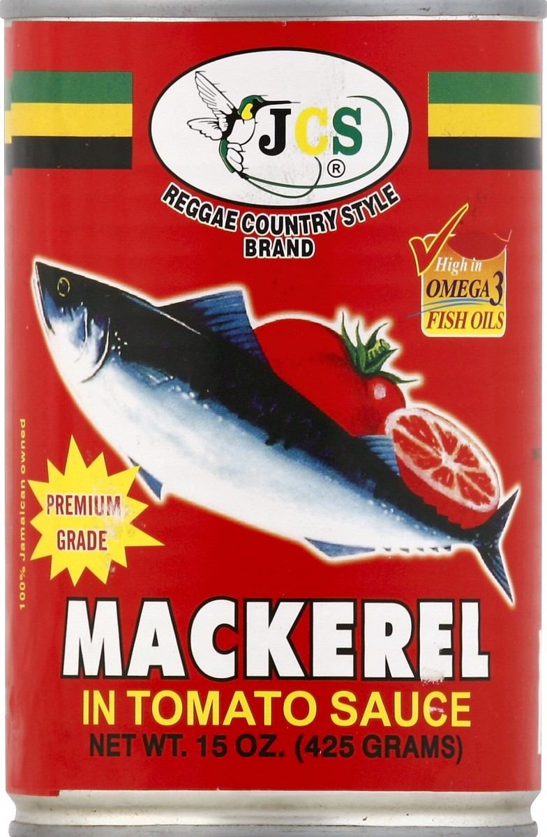 slide 2 of 2, JCS Mackerel 15 oz, 15 oz