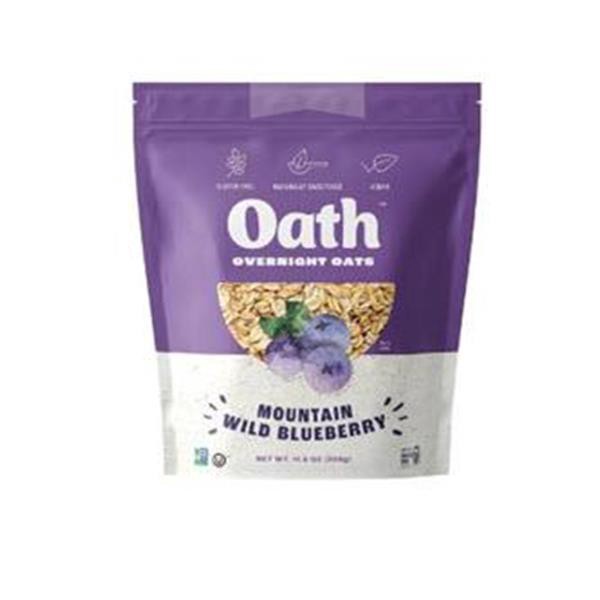 slide 1 of 1, Oath Oats Mountain Wild Blueberry Gluten-Free Overnight Oats, 11.6 oz