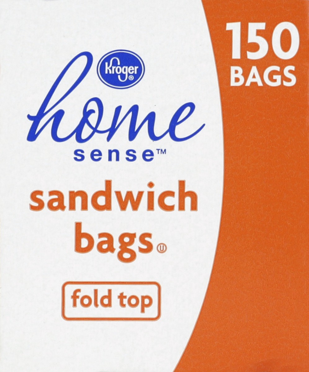 slide 3 of 5, Kroger Pleated Sandwich Bags, 150 ct