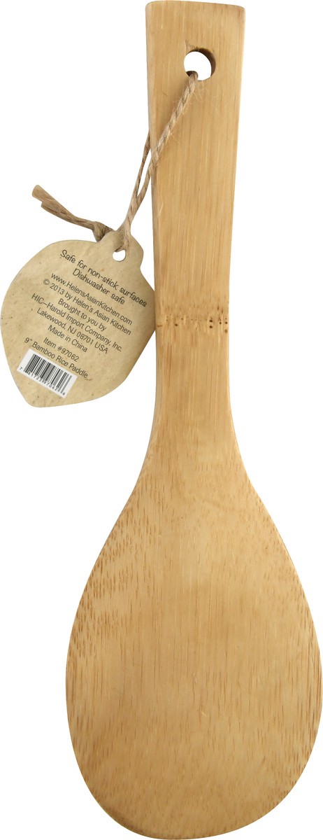 slide 5 of 11, Helen's Asian Kitchen 9 Inches Bamboo Rice Paddle 1 ea, 1 ct