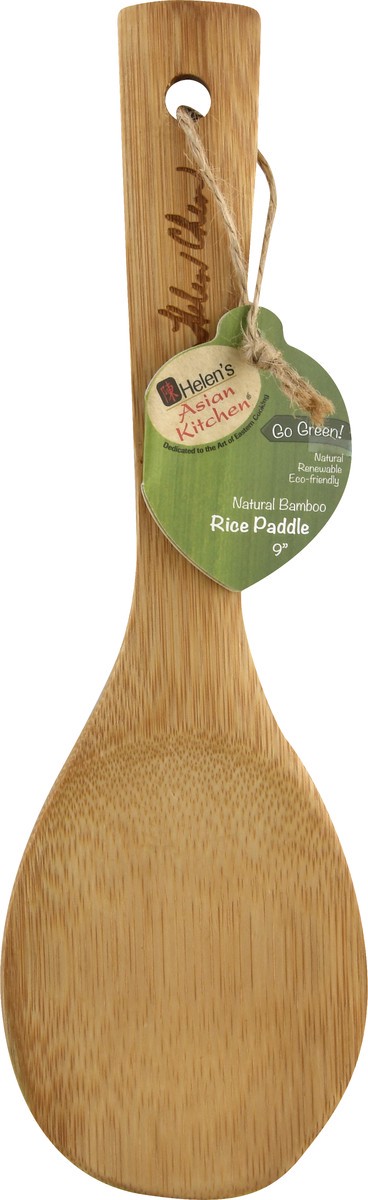 slide 10 of 11, Helen's Asian Kitchen 9 Inches Bamboo Rice Paddle 1 ea, 1 ct