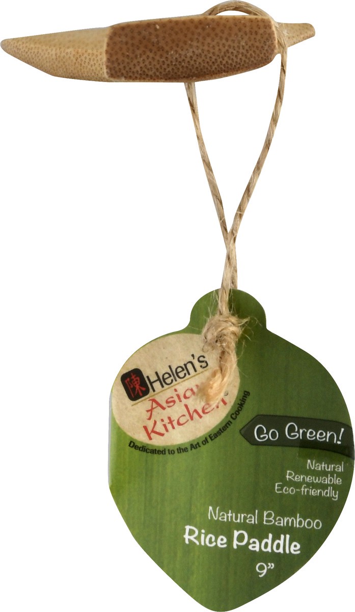 slide 3 of 11, Helen's Asian Kitchen 9 Inches Bamboo Rice Paddle 1 ea, 1 ct