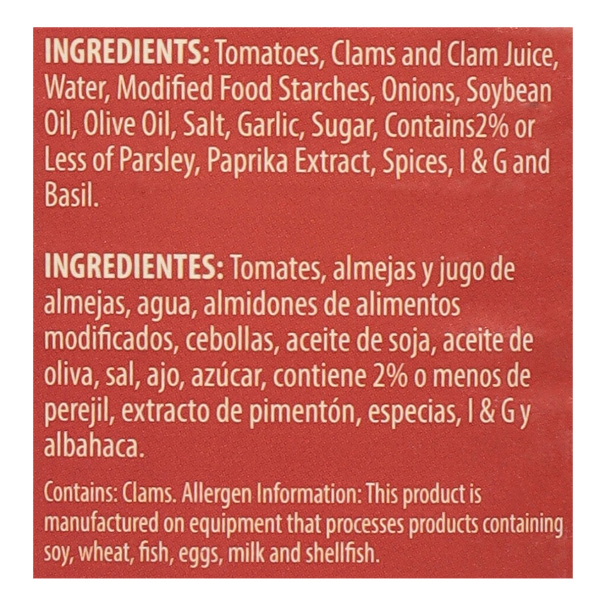 slide 3 of 14, Flora Gourmet Clam Sauce Red 15 oz, 15 oz