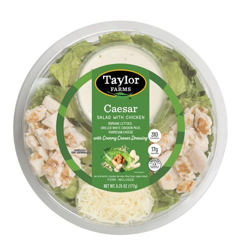 slide 1 of 1, Taylor Farms® chicken Caesar salad bowl, 6.25 oz