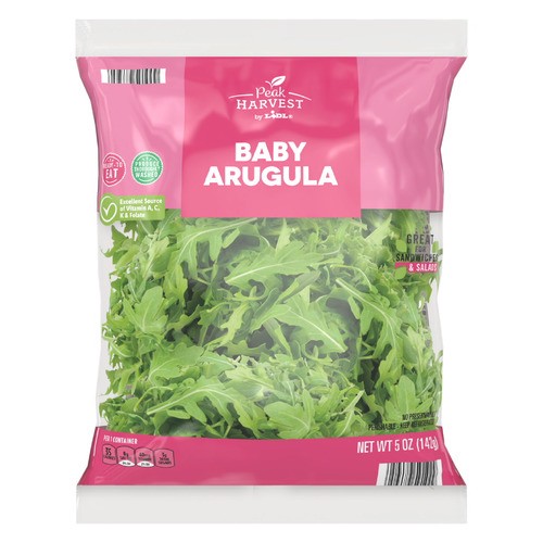 slide 1 of 1, Peak Harvest baby arugula, 5 oz