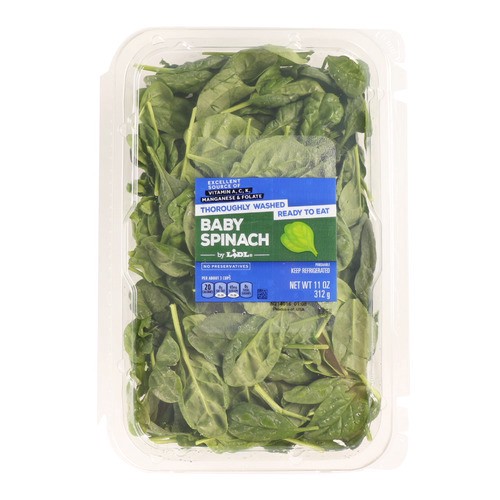 slide 1 of 1, baby spinach, 16 oz