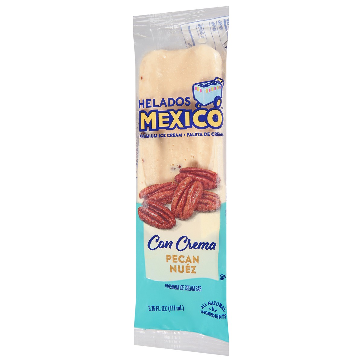 slide 4 of 9, Helados Mexico Premium Pecan Ice Cream Bar 3.75 fl oz, 3.75 fl oz