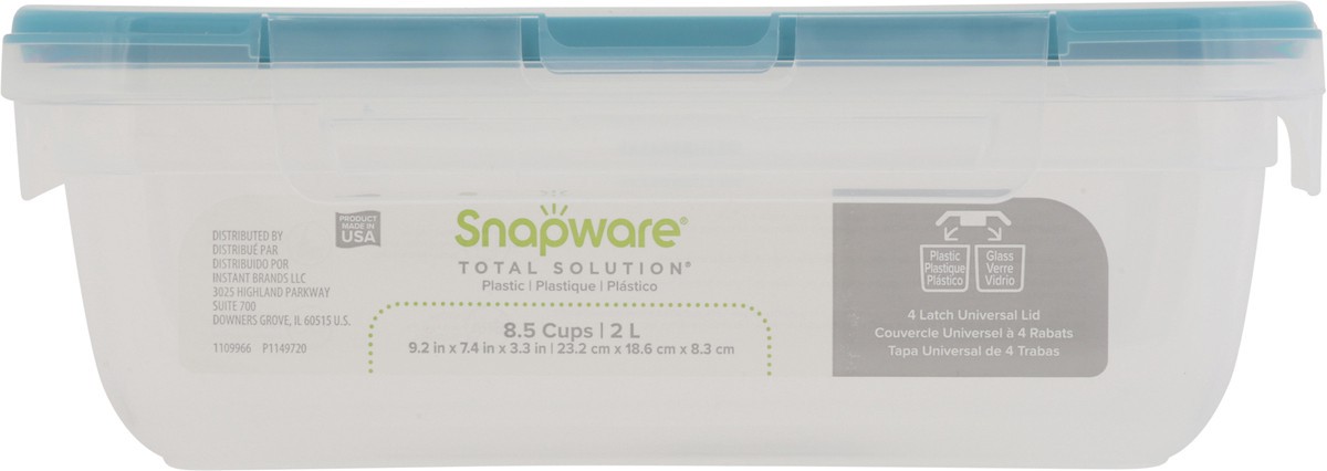 slide 8 of 11, Snapware Total Solution Plastic Food Storage Container 1 ea, 1 ct