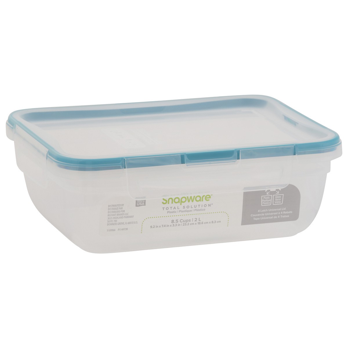 slide 3 of 11, Snapware Total Solution Plastic Food Storage Container 1 ea, 1 ct