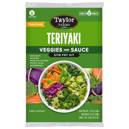 slide 1 of 1, Taylor Farms® teriyaki stir fry kit, 12.5 oz