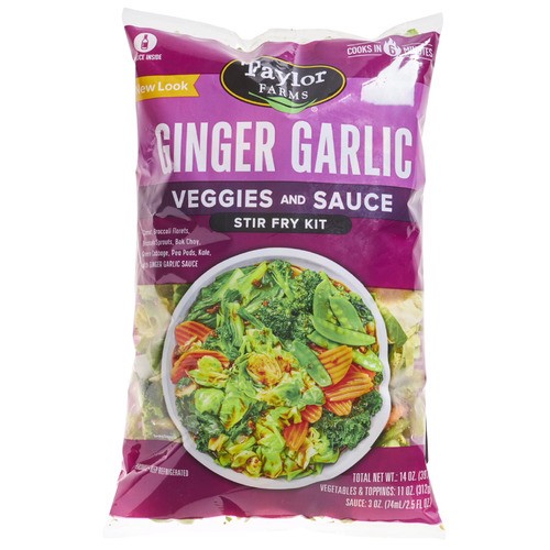 slide 1 of 1, Taylor Farms® ginger garlic stir fry kit, 14 oz