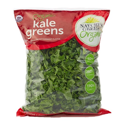 slide 1 of 1, Natures Green organic kale, 12 oz