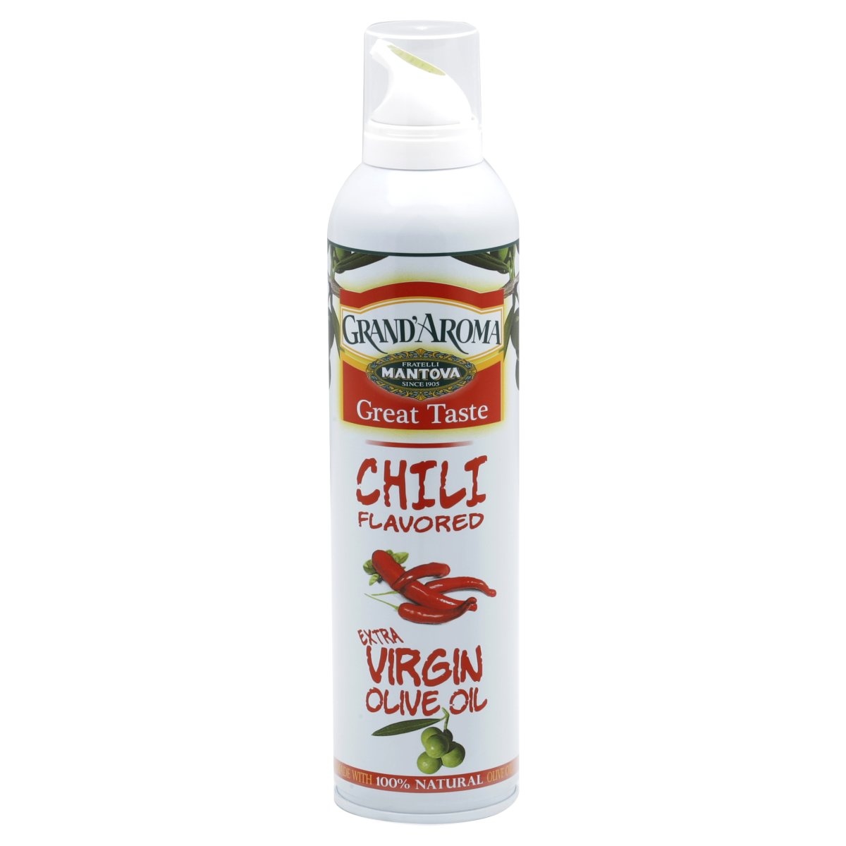 slide 1 of 1, Mantova Evoo Spray Chili Flavored, 8 oz