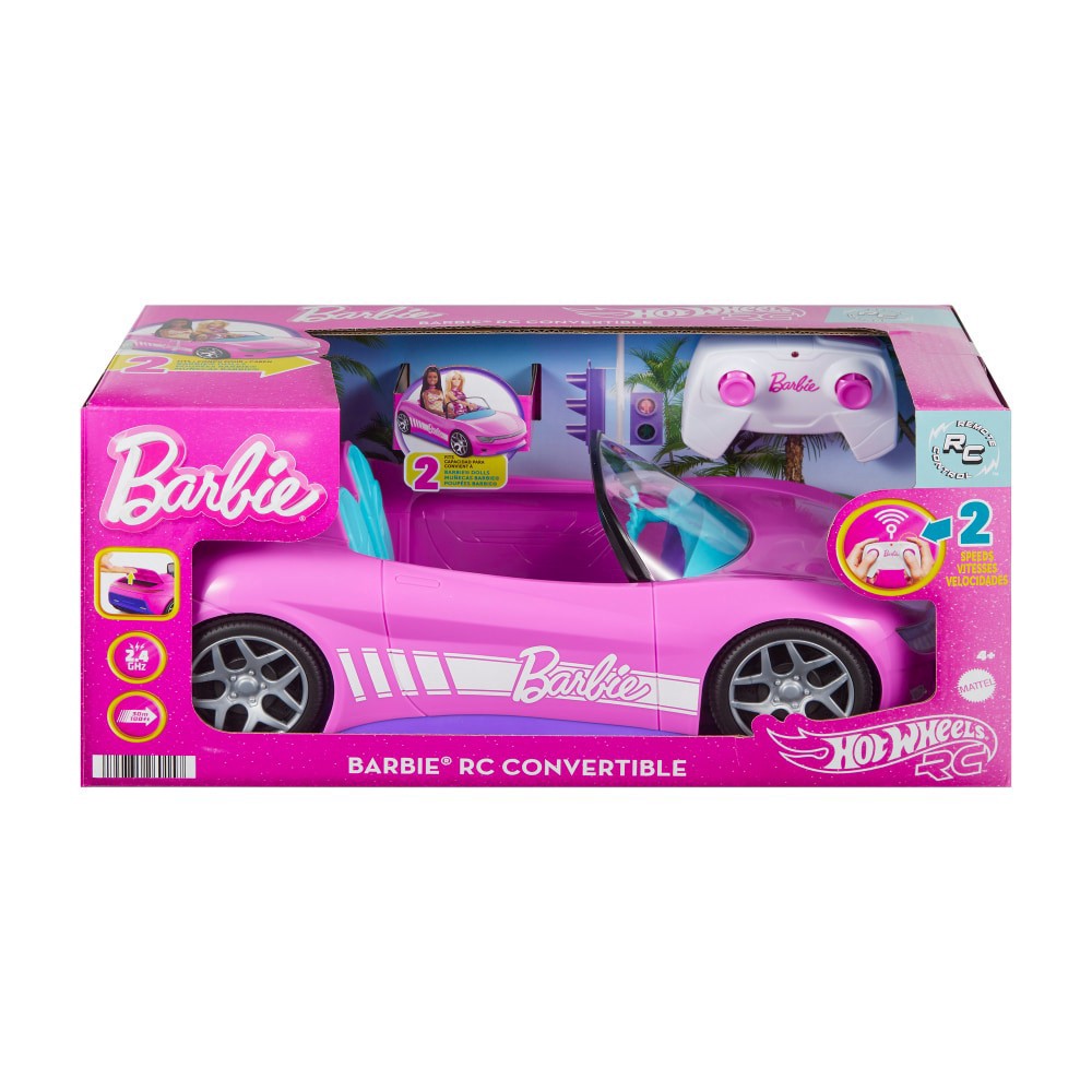 slide 3 of 4, Mattel® Hot Wheels® Barbie® RC™ Convertible, 1 ct