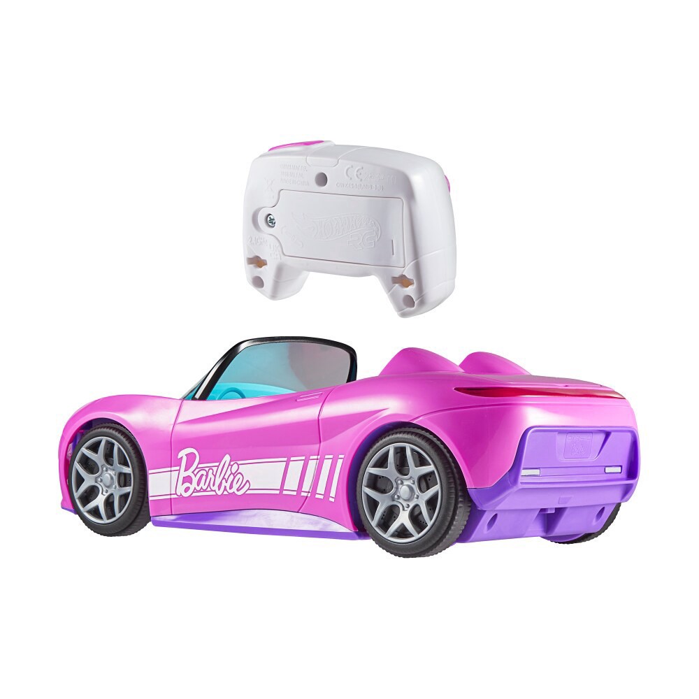 slide 4 of 4, Mattel® Hot Wheels® Barbie® RC™ Convertible, 1 ct
