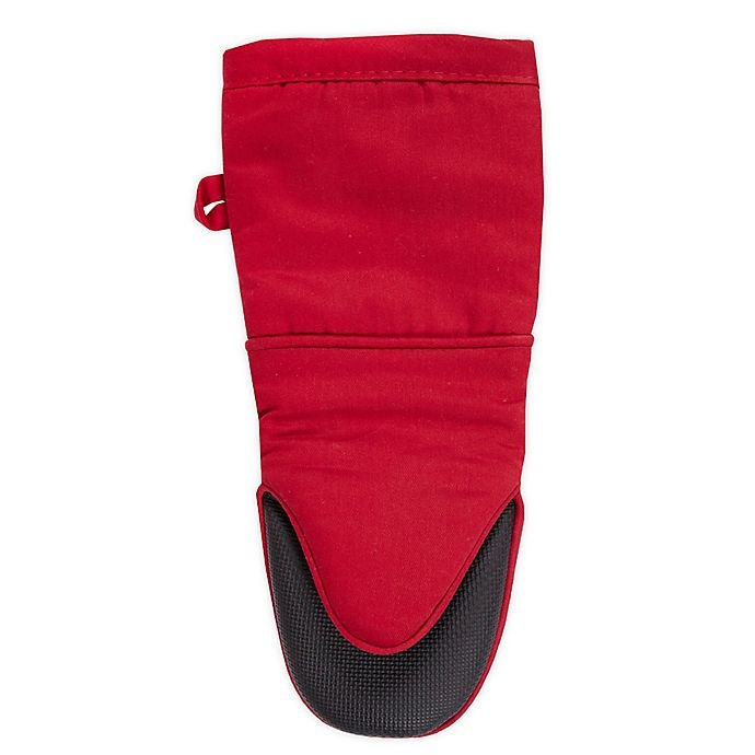 slide 1 of 5, KitchenSmart Colors Neoprene Oven Mitt - Red, 1 ct