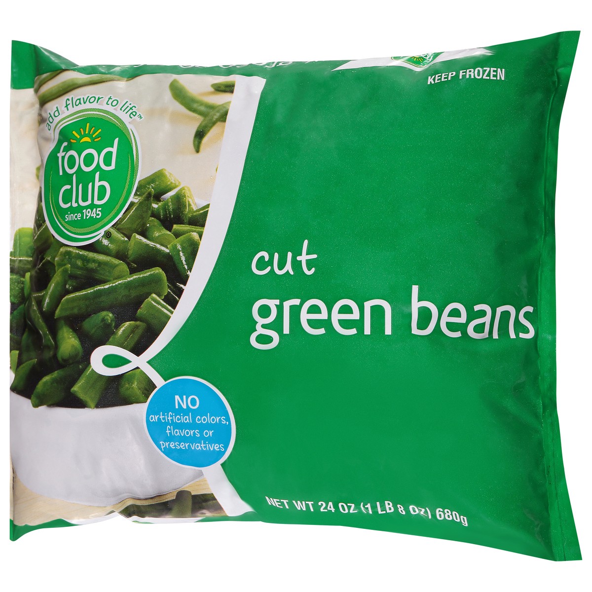 slide 4 of 11, Food Club Cut Green Beans, 24 oz