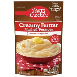 Betty Crocker Creamy Butter Mashed Potatoes, Made with Real Potatoes, 4 oz
