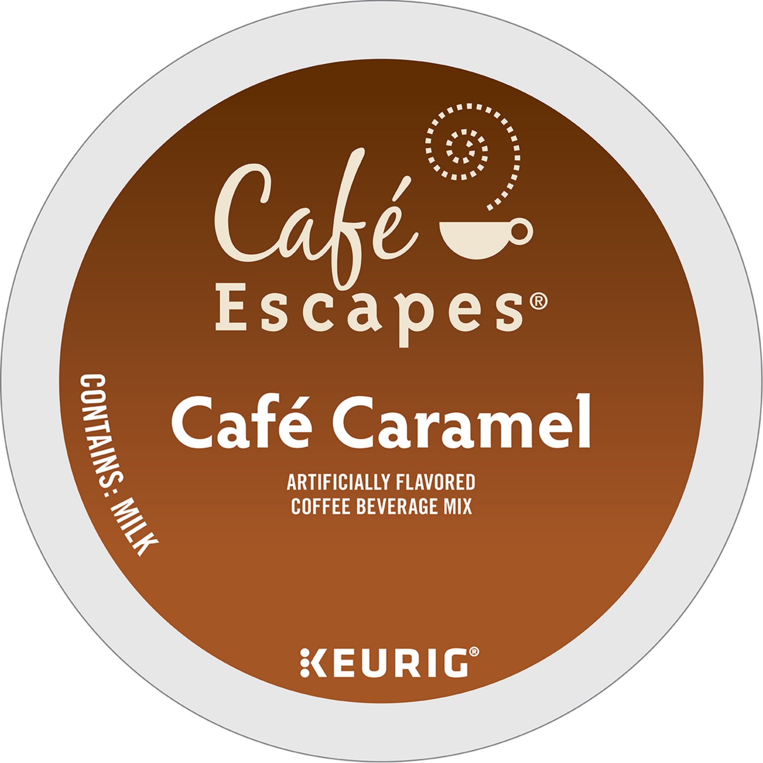 slide 7 of 8, Café Escapes Café Caramel, Keurig Single-Serve K-Cup Pods, 24 Count, 24 ct