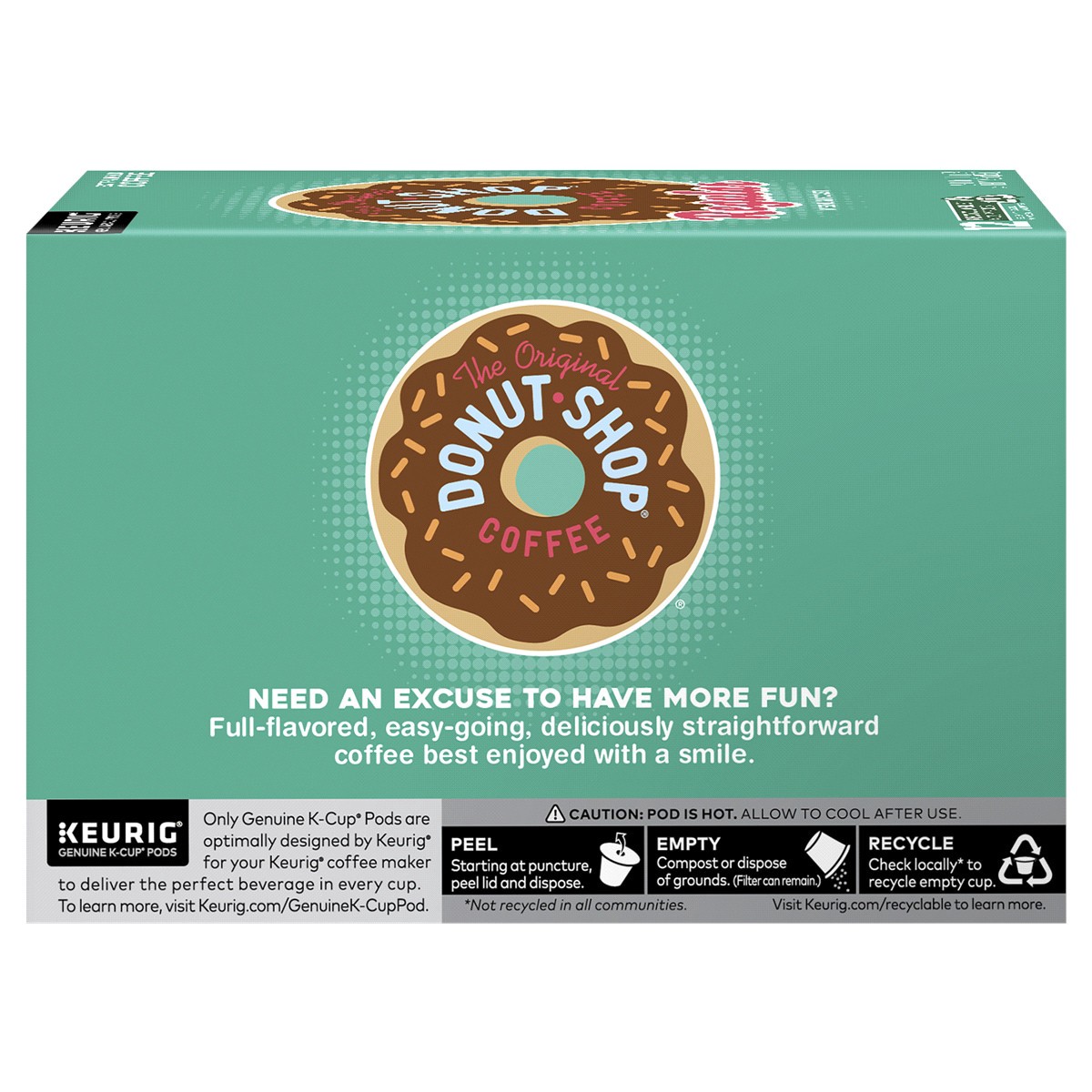 slide 2 of 2, The Original Donut Shop Regular Keurig Single-Serve K-Cup Pods, Medium Roast Coffee, 48 Count, 48 ct