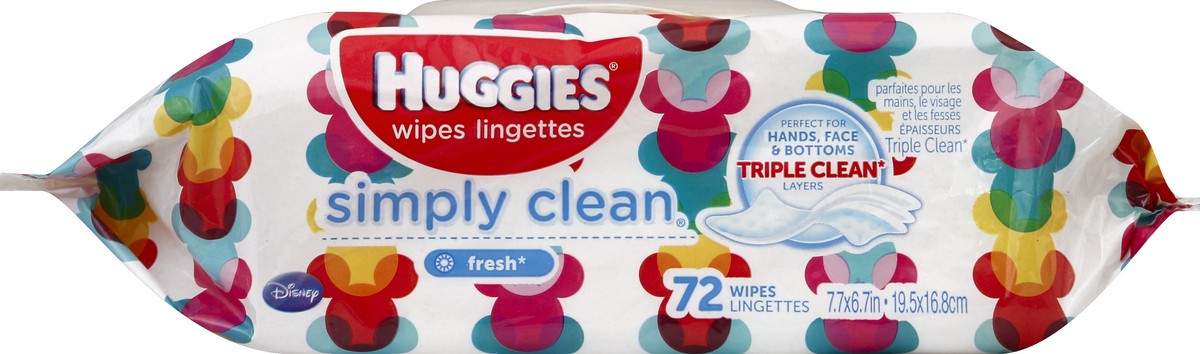 slide 4 of 6, Huggies Simply Clean Scented Wipes, 72 ct