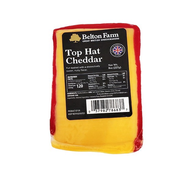 slide 1 of 1, Belton Farm Top Hat Cheddar Cheese, 8 oz