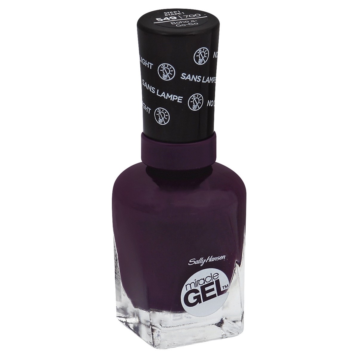 slide 3 of 3, Sally Hansen Miracle Gel - Purple, 0.5 fl oz