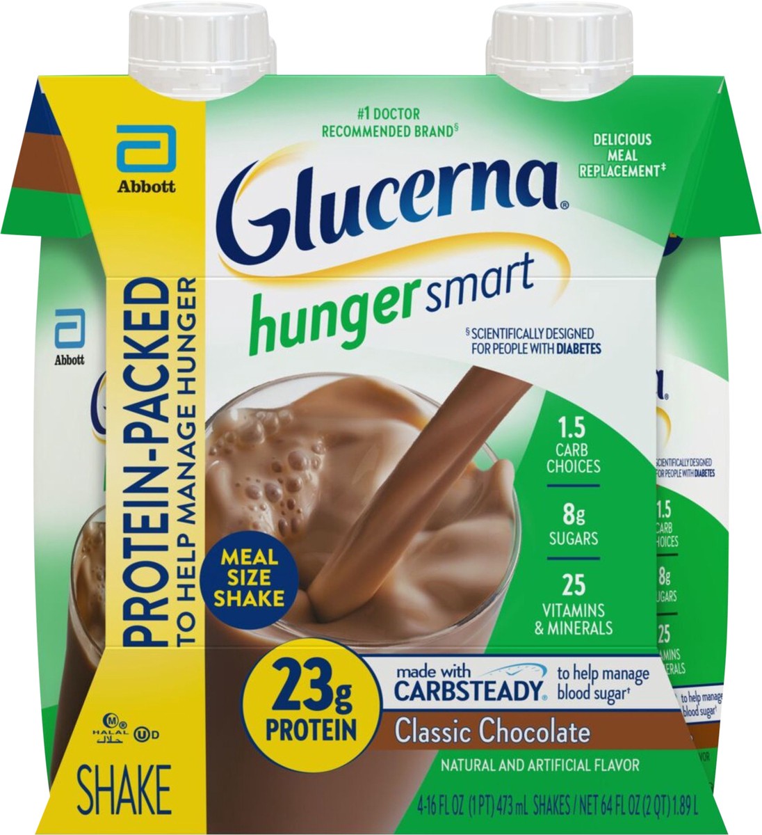 slide 5 of 5, Glucerna Hunger Smart Shake Rich Chocolate - 16 oz, 16 oz