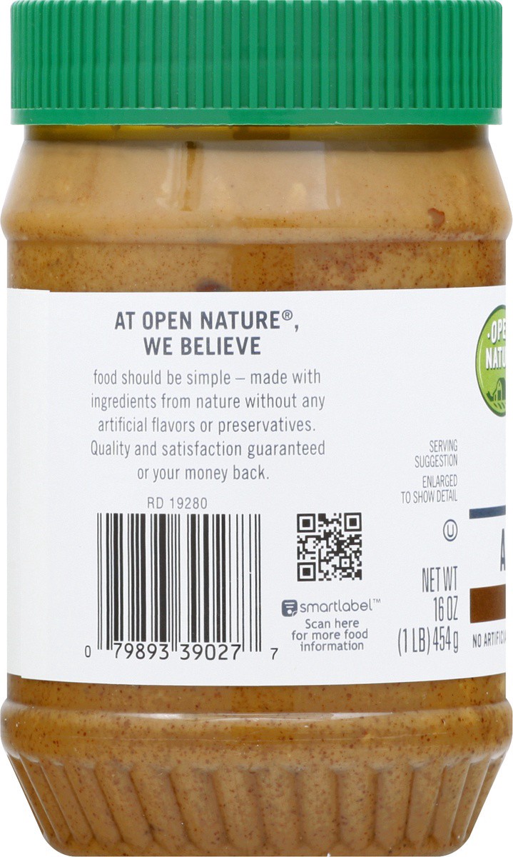 slide 7 of 9, Open Nature Almond Butter Crunchy, 16 oz