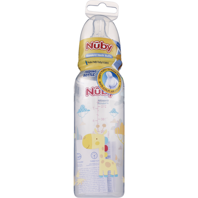 slide 1 of 1, Nuby Feeding Nurser Bottle Medium, 8 oz