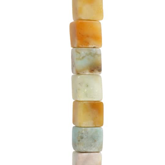 slide 1 of 3, Multicolor Amazonite Cube Beads By Bead Landing, 8 mm