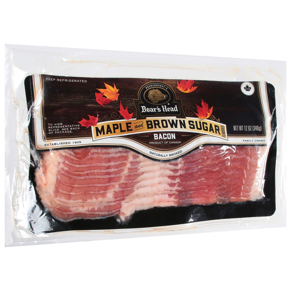 slide 2 of 9, Boar's Head Maple & Sugar Bacon, 1 ct