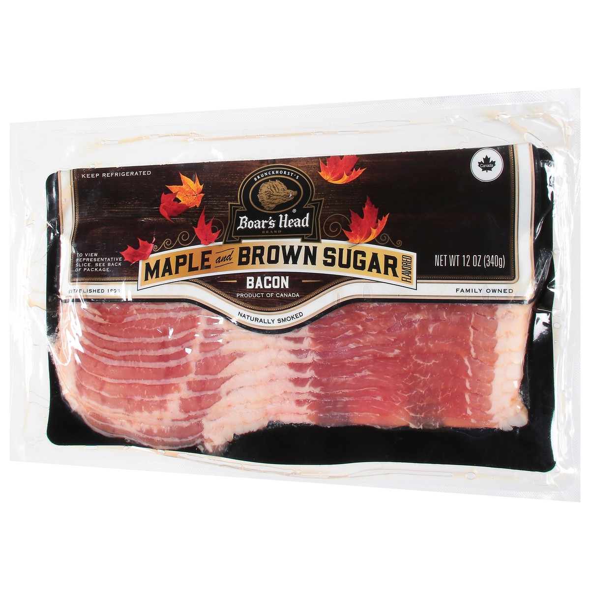 slide 3 of 9, Boar's Head Maple & Sugar Bacon, 1 ct