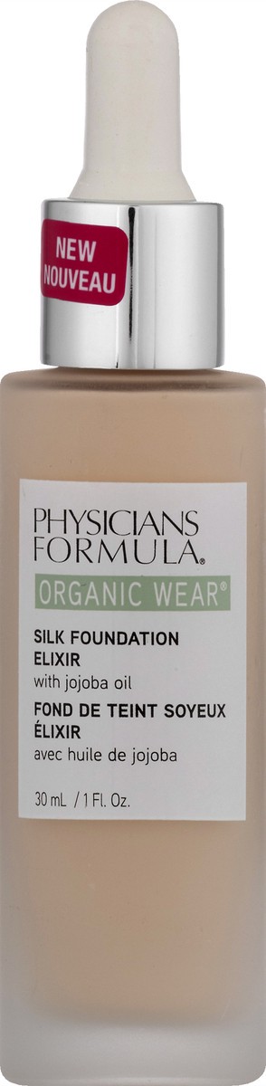 slide 1 of 12, Physicians Formula Organic Wear Silk Foundation Elixir Fair, 1 fl oz