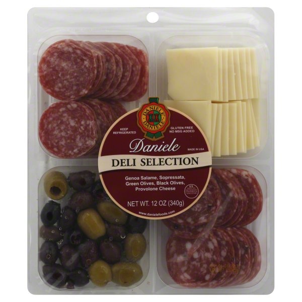 slide 1 of 1, Daniele Deli Tray With Olives, 12 oz
